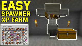 EASY Mob Spawner XP Farm 120 Javabedrockmcpeps4Xbox [upl. by Suoivatram]