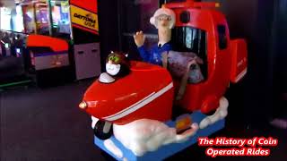 2000s Amutec Coin Operated Helicopter Kiddie Ride  Postman Pat SDS [upl. by Jonathon945]