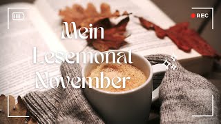 Lesemonat November  Mein Lieblingsromane und Sachbücher [upl. by Acimehs854]