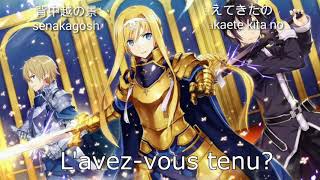 Sword Art Online Alicization Ending『Eir Aoi  Iris』VOSTFR『Lyrics』 [upl. by Mathian]