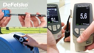 How to Measure Coating Thickness using PosiTector and PosiTest Coating Thickness Gages from DeFelsko [upl. by Lalittah952]