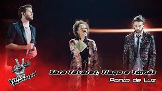 Sara Tavares Tiago Nacarato e Tomás Adrião  quotPonto de Luzquot  Gala  The Voice Portugal [upl. by Lucian561]