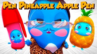 PIKOTARO  PPAP Pen Pineapple Apple Pen ⭐️ Funny parody by The Moonies ⭐️ Viral meme video [upl. by Nemrac133]