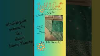 Build A Quilt Quilt Tips shorts buildaquilt patchwork inthehoop quiltingtips quilting [upl. by Ennaillij]