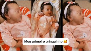 Meu primeiro brinco 🥹Furo humanizado com 14 dias de vida❤️🥰 primeirajoia primeirobrinco [upl. by Rosario]