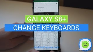 Galaxy S8 Plus How to change keyboard [upl. by Roy]