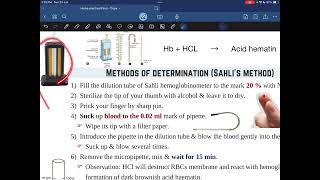 Estimation of hemoglobin content  Practical hematology  Dr Saiko [upl. by Adnopoz]