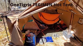 OneTigris TEGIMEN Hammock Hot Tent Overview  Review [upl. by Longfellow605]