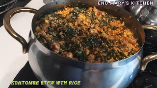 quotHow to Make Authentic Kontomire Stew with Plain Rice  Ghanaian Recipe [upl. by Demb505]