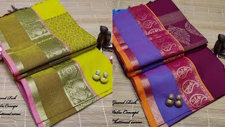 High Quality 80 count Chettinad cotton sarees with Grand Pallu Design [upl. by Simonsen467]