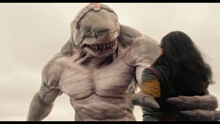 King Shark becomes Human Again The Flash s05e15 [upl. by Essam]