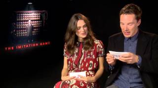 Benedict Cumberbatch amp Keira Knightley FUNNY INTERVIEW [upl. by Nilla]