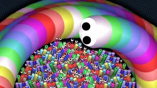 Slitherio AI 201500 Score Epic Slitherio Gameplay 250 [upl. by Namreg]