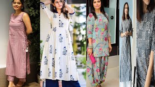 Stylish Printed Kurti Designs 2024 New Printed Kurti Ideas For Girls [upl. by Ardeed]