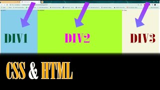 Aligning Divs Side by Side CSS amp HTML tutorial [upl. by Amaral611]