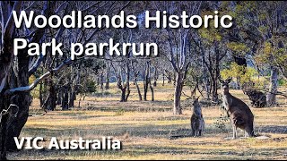 Woodlands Historic Park parkrun Greenvale VIC Australia [upl. by Arlie]