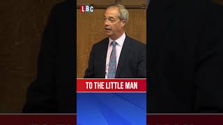 Nigel Farage launches scathing attack in first Commons address  LBC [upl. by Auria]