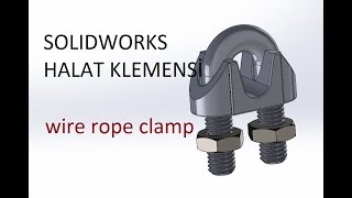 SOLIDWORKS HALAT KLEMENSİ [upl. by Lust]