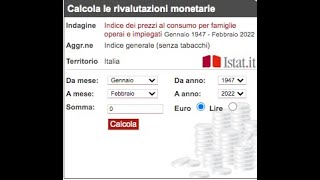 Calcolo rivalutazione assegno di mantenimentoVIDEO [upl. by Susan609]