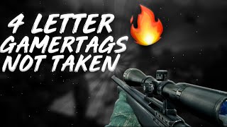 4 LETTER GAMERTAGS NOT TAKEN JANUARY 2019 [upl. by Kenti340]