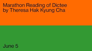 A Conversation on Dictee by Theresa Hak Kyung Cha Live from the Whitney [upl. by Ynos]