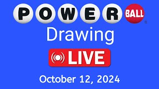 Powerball live Drawing results form Saturday October 12 2024  Powerball Drawing Live [upl. by Mari402]