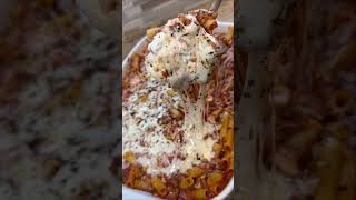 Baked ziti with meat sauce shorts [upl. by Mateusz]