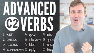 Advanced Verbs C2 to Build Your Vocabulary [upl. by Sewell]