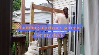 DIY Privacy Screen [upl. by Eelirol]