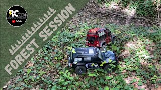 RC car crawler  TRAXXAS TRX4  REELY FreeMen  Forest session [upl. by Bennet]