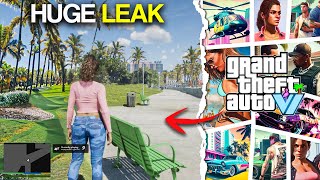 GTA 6 HUGE LEAK GAMEPLAY Leak VICE CITY Map amp MORE [upl. by Atok]