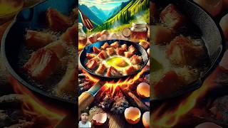 Butchering a Huge Ram Mountain Village Life shorts lamb meat village cooking shortsfeedfood [upl. by Autrey501]