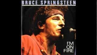 Bruce Springsteen  Im On Fire 1985 Without Bruce  Lyrics [upl. by Niela]