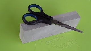 How to Sharpen Your Fabric Scissors at Home Sewing Scissors Sharpening Tips [upl. by Dnomad]