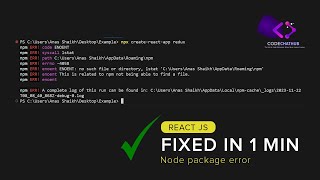 No such file or directory vscode This is related to npm not being able to find a file  File Error [upl. by Glendon]