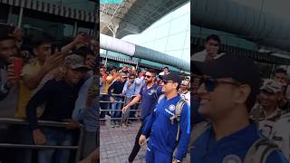 MSDhoni Met Indian Cricket Team In Ranchi cricket dhoni travel [upl. by Ansel504]