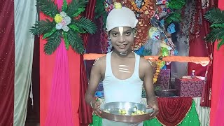 bahut hi Sundar jhanki Sudama ji kiaao aao sanvariya bhog lagao chhappan bhog taiyar🧀🍎🥯🍒🍕🍌 [upl. by Analak]