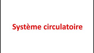 Physiologie Cardiaque  Systeme circulatoire FMPC [upl. by Najtsirk]