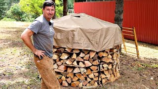 Stacking Cordwood The Proper Way [upl. by Elinor]