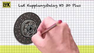 LuK Kupplungsbelag HD 30 Plus  Einfach erklärt [upl. by Bouzoun]