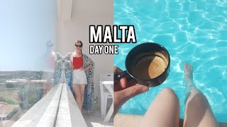 I went to Malta on my tod 🌿 Mellieha Malta solo travel diaries 1 [upl. by Anegal]