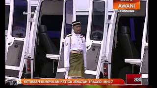 Istiadat Penghormatan Jenazah Tragedi MH17 2 Sept 2014 FULL [upl. by Swift]