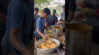 Hyderabad Famous Poori 😍 Per Day Sella 10000 Poori’s shorts youtubeshorts poori hyderabad [upl. by Nomyt]