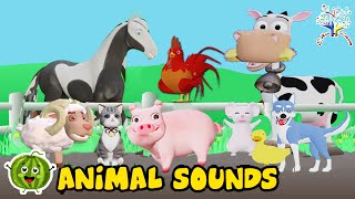 The Animal Sounds Song  What Do The Animals Say ASAT  EduFam  Kids Songs and Nursery Rhymes [upl. by Ahsillek125]