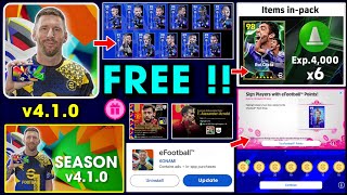 eFootball™ 2025 New v410 Big Update  🤩🔥 New Premium Club Packs Free eFootball Coins [upl. by Zsa Zsa]