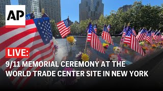 LIVE 911 memorial ceremony at the World Trade Center site in New York [upl. by Swain165]