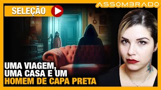 quotUMA VIAGEM UMA CASA E UM HOMEM DE CAPA PRETAquot  O AIRBNB ASSOMBRADO [upl. by Aicilav]