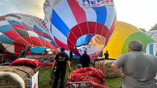 Stunning visuals show hot air balloons taking to the sky above Bristol  SWNS [upl. by Neelehtak]