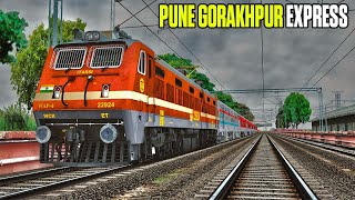 🔴PART 2 LIVE ET WAP4 HAULS  15030 PUNEGORAKHPUR EXPRESS VIA LUCKNOW 🚂 KOPARGAON TO BHUSAWAL MSTS [upl. by Ahsemit]