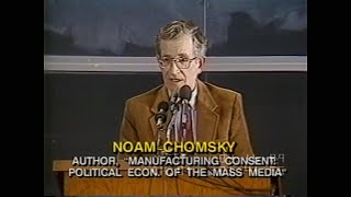 Noam Chomsky  19890411  Necessary Illusions Thought Control in a Democratic Society  HQ Sound [upl. by Oznol]